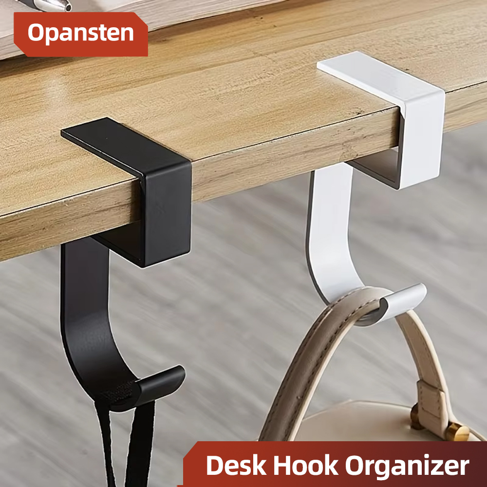 Pegboard Office Organizer - Aluminiowy organizer na biurko z haczykami,