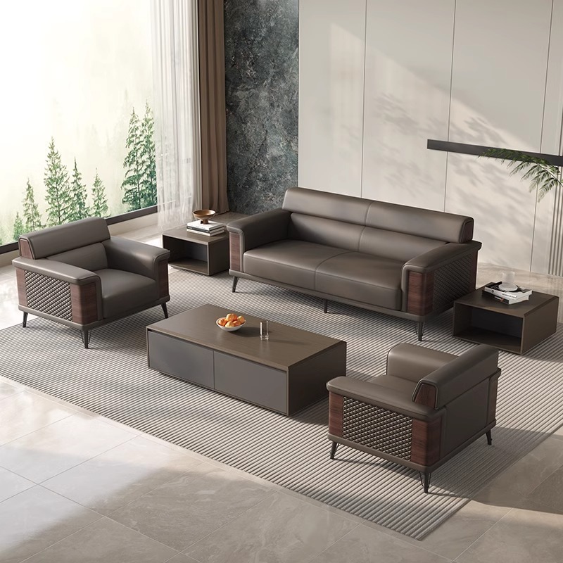 Office Furniture Company - Wysokiej jakości skórzane sofy biurowe, zestawy