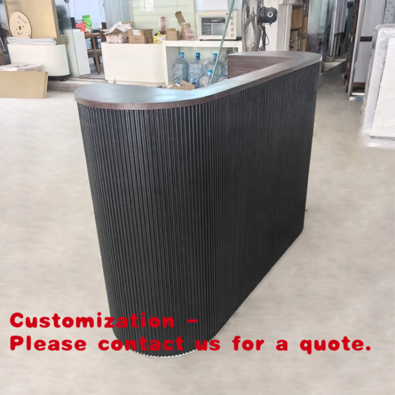 Reception Desk Counter - Recepcja salonowa z MDF, nowoczesna, z