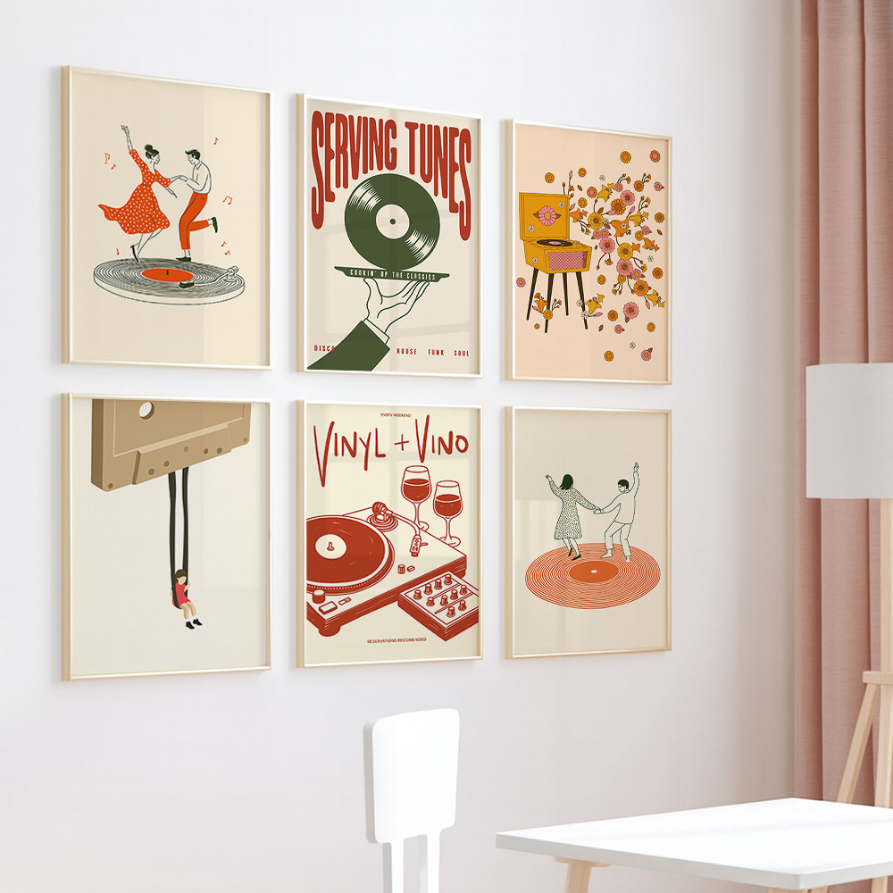 1 szt. Vintage Plakat Muzyczny – Office Furniture For Home recenzja i cena