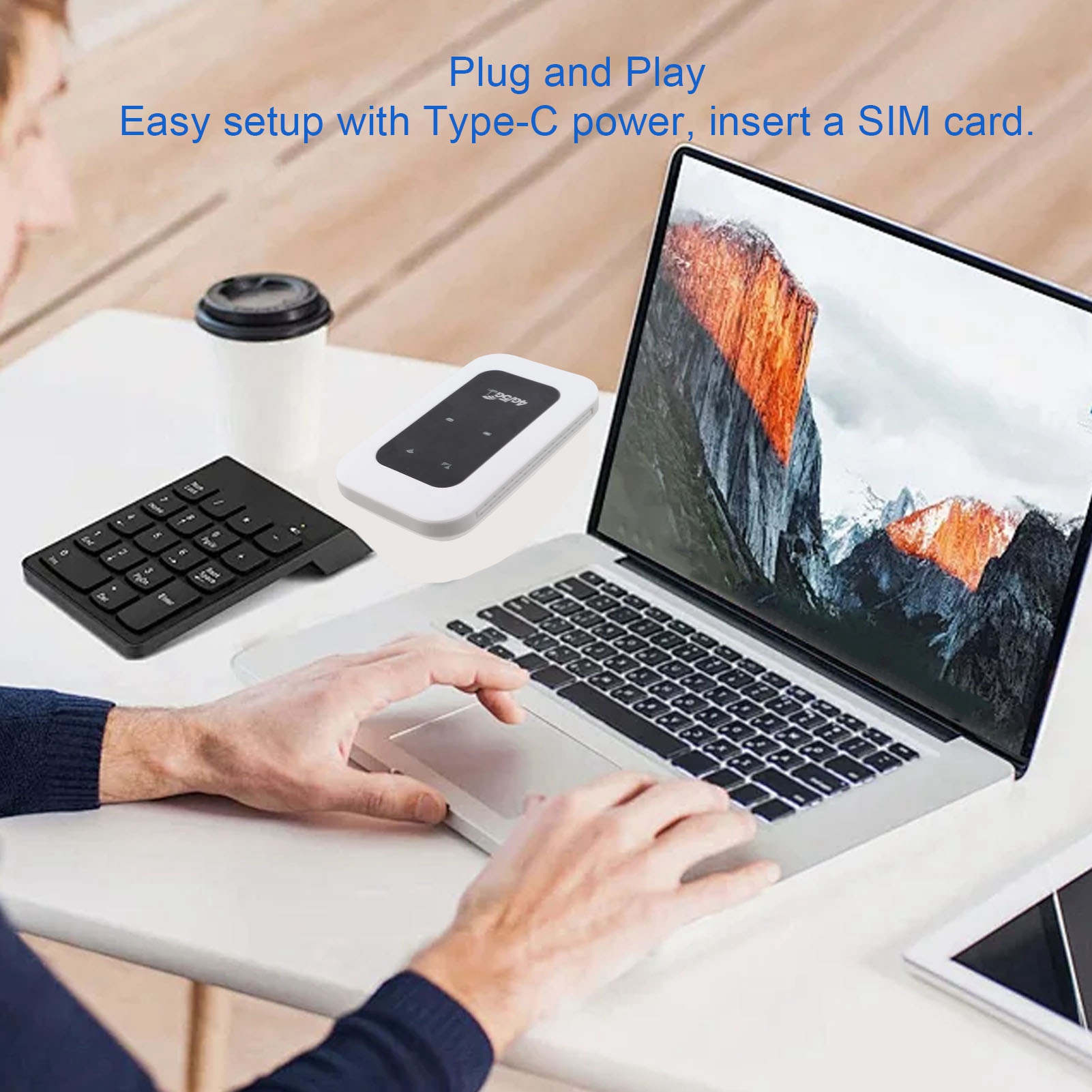 Przenośny hotspot WiFi 4G 300  – Adjustable Laptop Table recenzja i cena