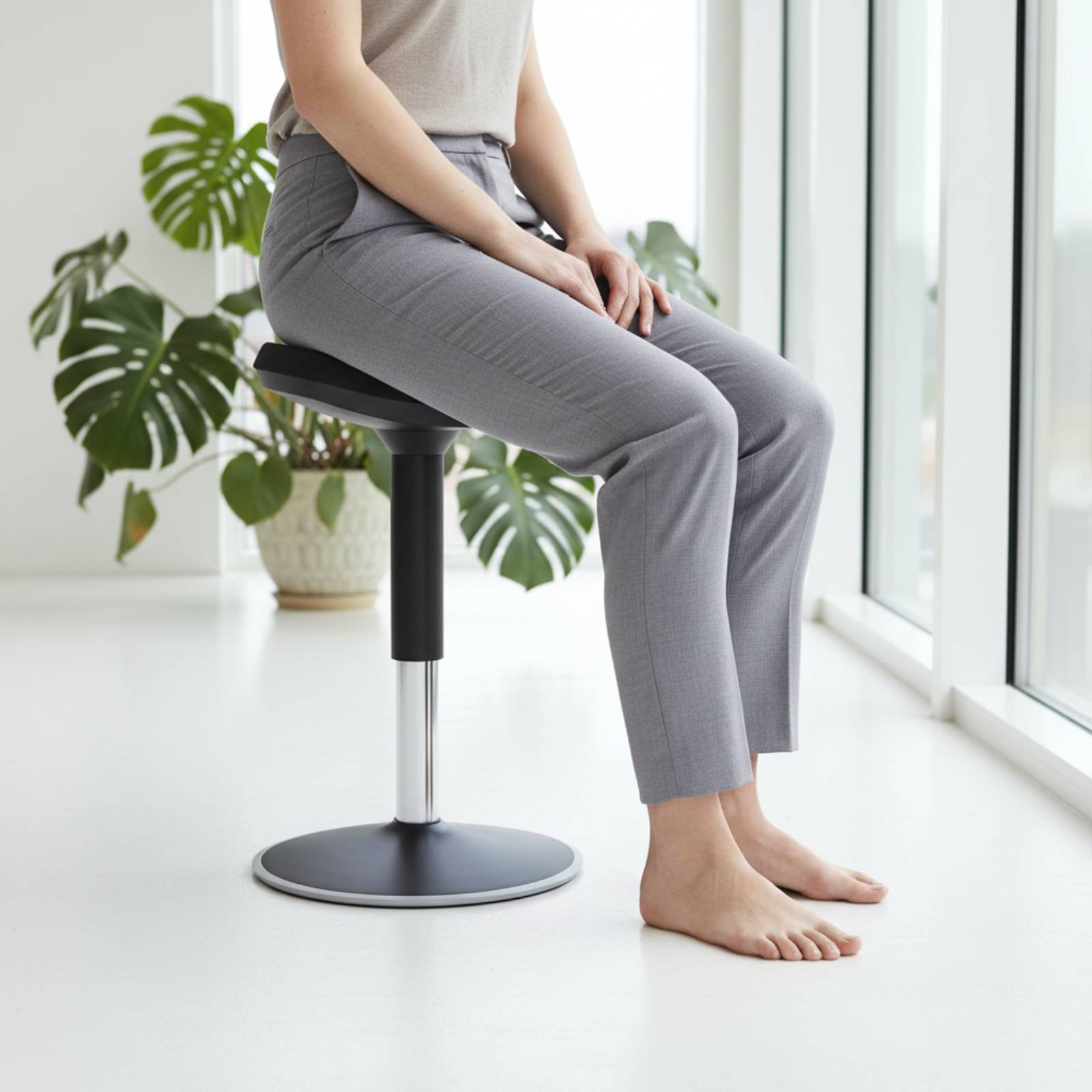 Stołek siodłowy wygodny do dłu – Office Furniture For Home recenzja i cena