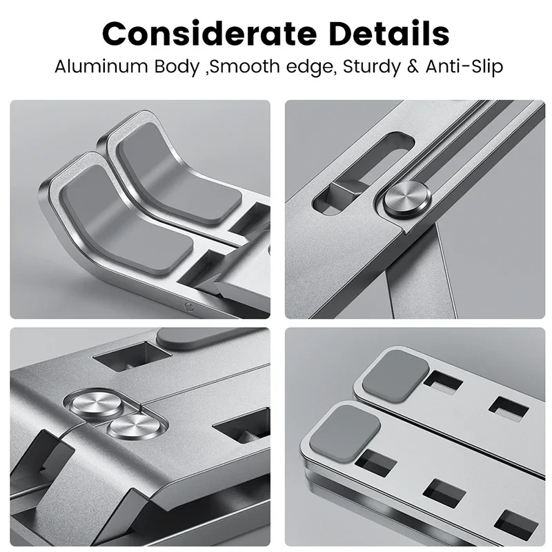 Uchwyt na laptopa ze stopu alu – Adjustable Laptop Table recenzja i cena