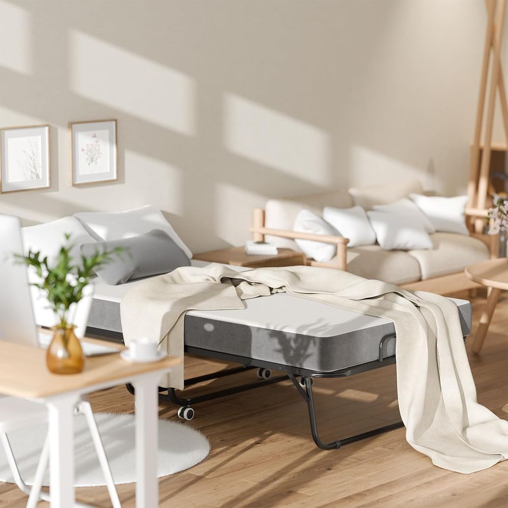 Wytrzymałe łóżko na kółkach z  – Office Furniture For Home recenzja i cena